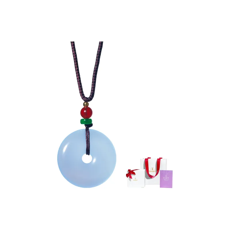 D.Get Chalcedony Necklaces Unisex-1