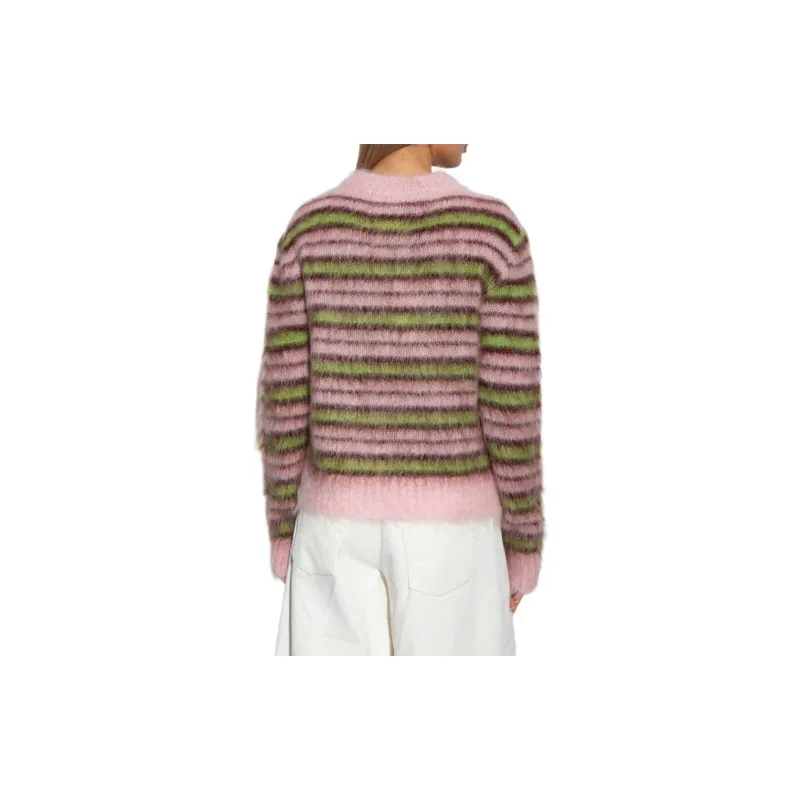MARNI Striped Crewneck Knit Jumper-4