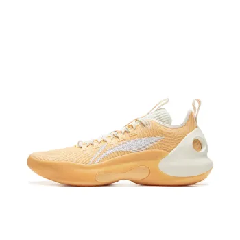 LiNing Charming Ultra Low Anti Slip Wear Resistant Low Top Basketball Shoes Men's Soft Apricot Yellow
