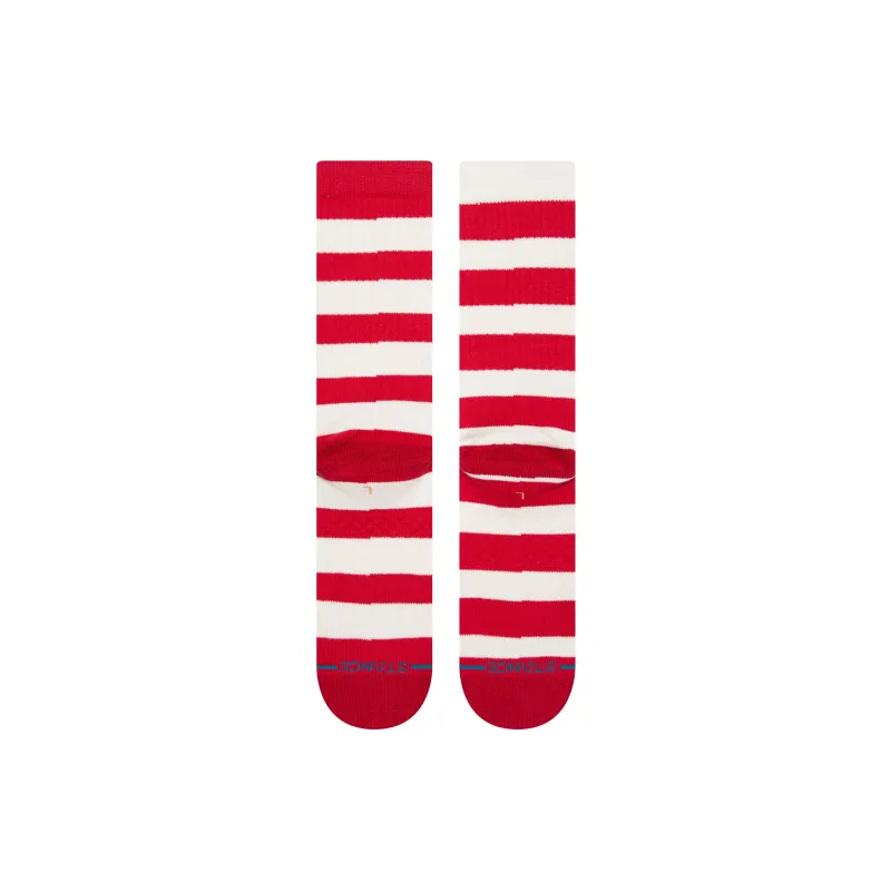 Stance Mid Calf Socks Unisex 1 Pack Red-2