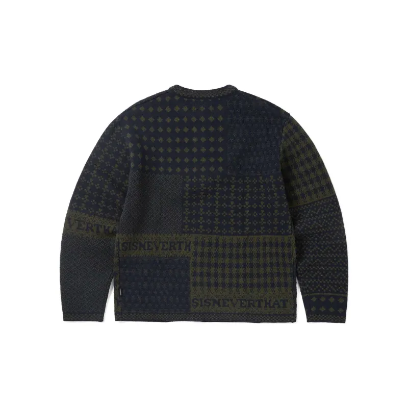 Thisisneverthat Sweaters Unisex Marine Blue-1