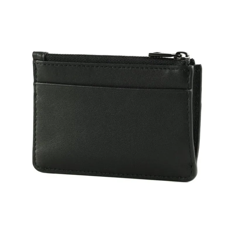Furla Cow Leather Wallets Card Holders Women's Black-3