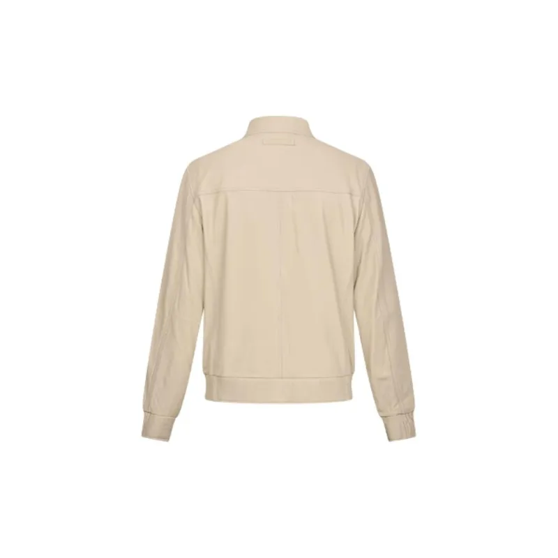 RARE Leather Jacket Men's Beige-1