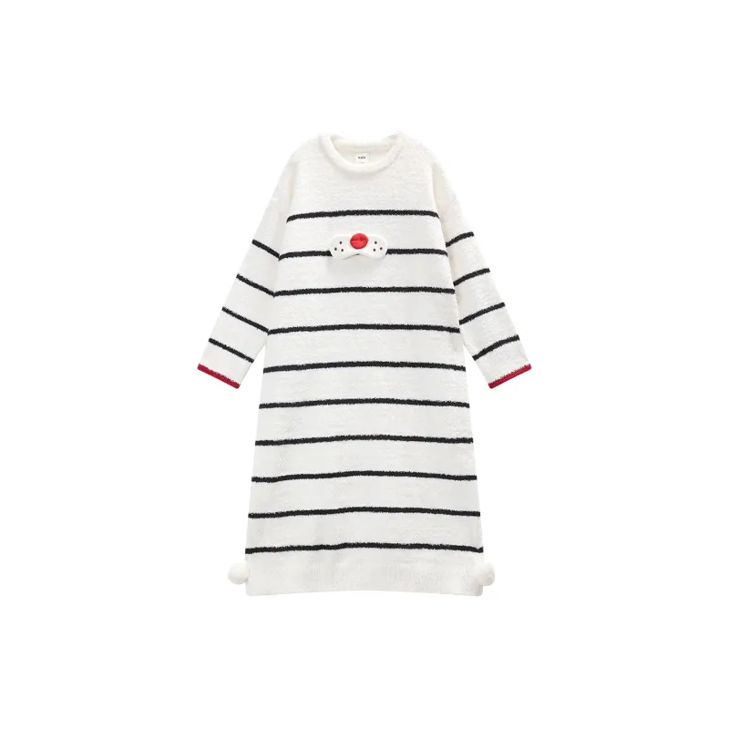 YSO Cool Cat Series Nightgown Women's Ecru-0