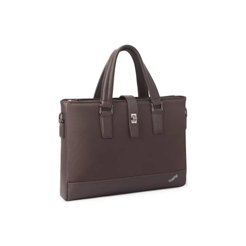 ThinkPad Canvas Canvas Bag Shoulder Bag Crossbody Bag Handbag Unisex Brown-1