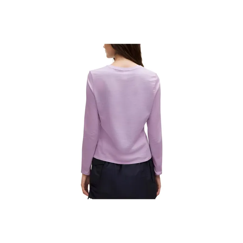Lululemon Organic CottonCrewneck Regular T Shirt Women's Gray-6