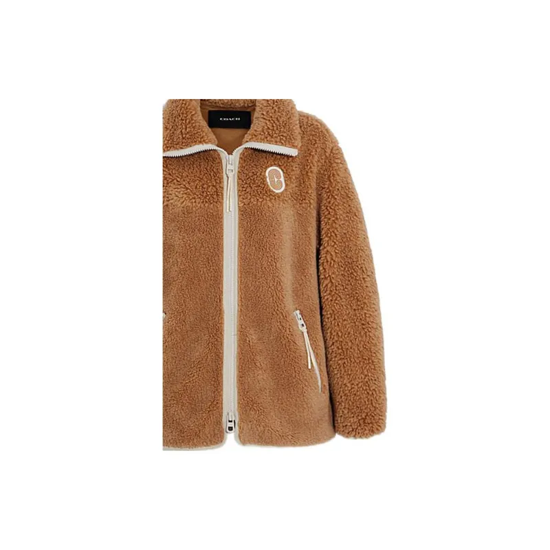 COACH FW22 Jackets Coats Women's Brown-5
