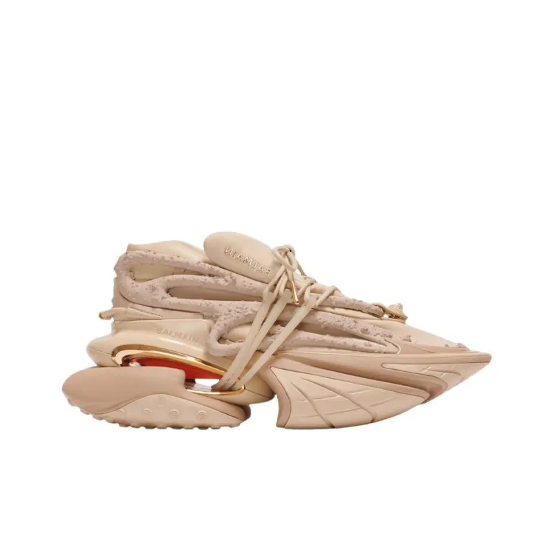 BALMAIN Unicorn Low 'Beige'-1