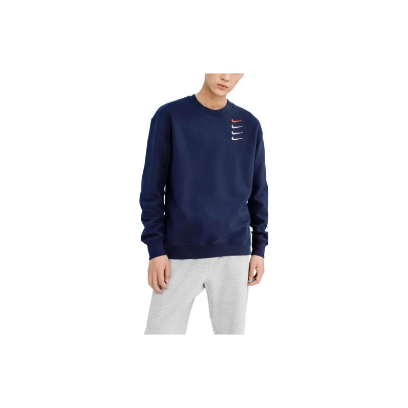 Nike Sweatshirts Men Dark Blue-2