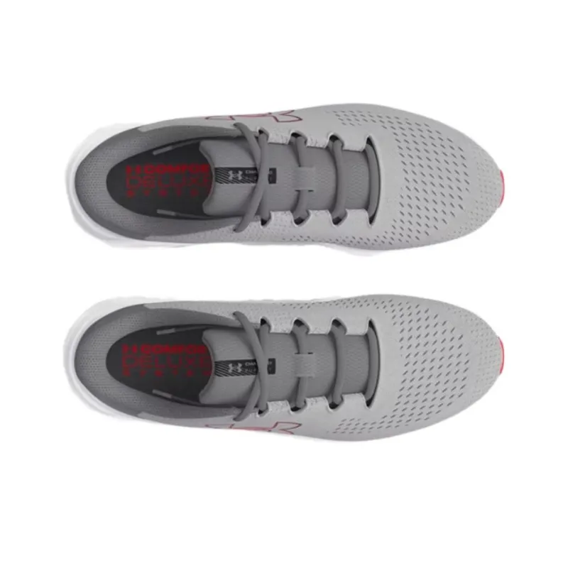 Under Armour Charged Pursuit 3 Slip Resistant Low Top Running Shoes Men's Gray-3
