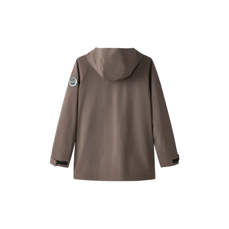 Skechers Windbreaker Jacket Women's Chocolate Brown-3