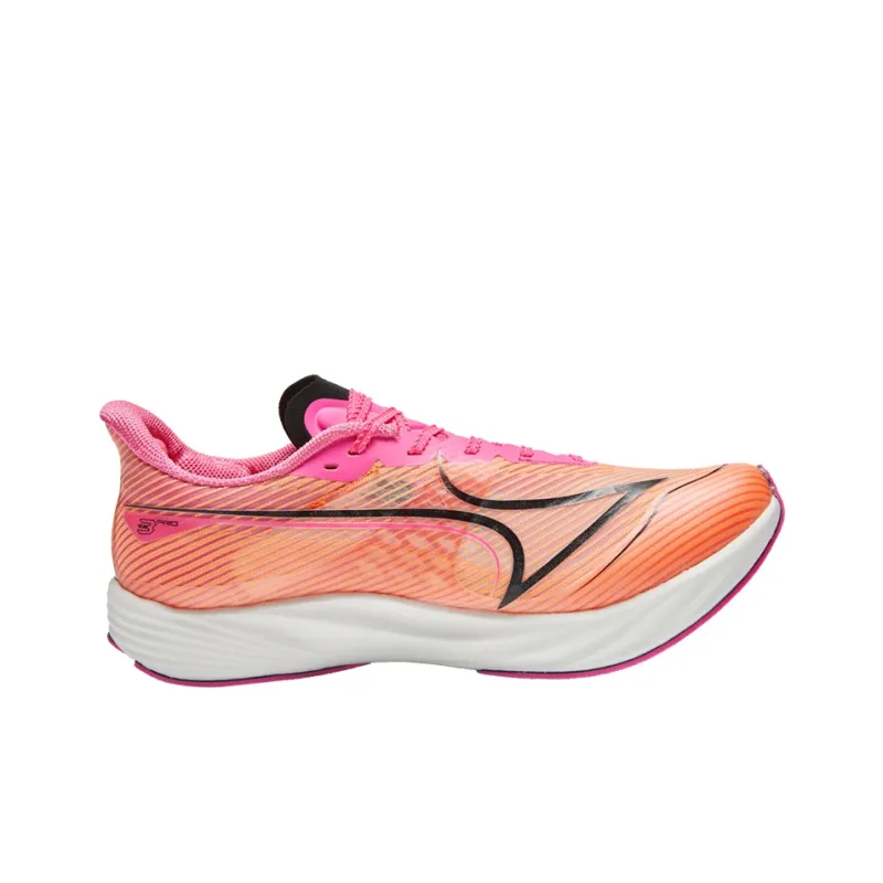 HEALTH Cushioning Slip Resistant Coverage Low Top Carbon Plate Running Shoes Unisex Orange Pink-1
