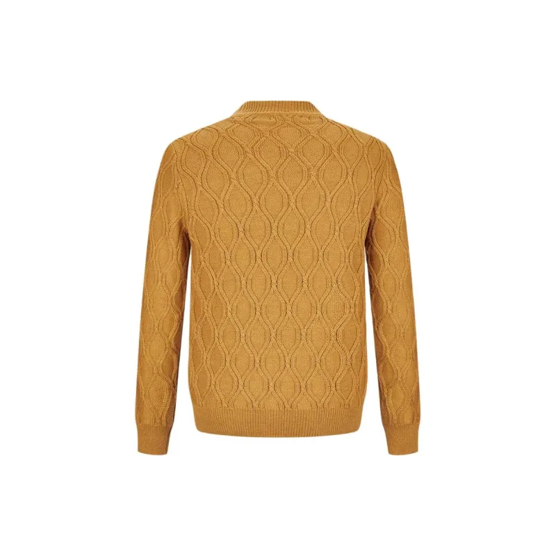 LARDINI Sweater Men's Ginger Yellow-1