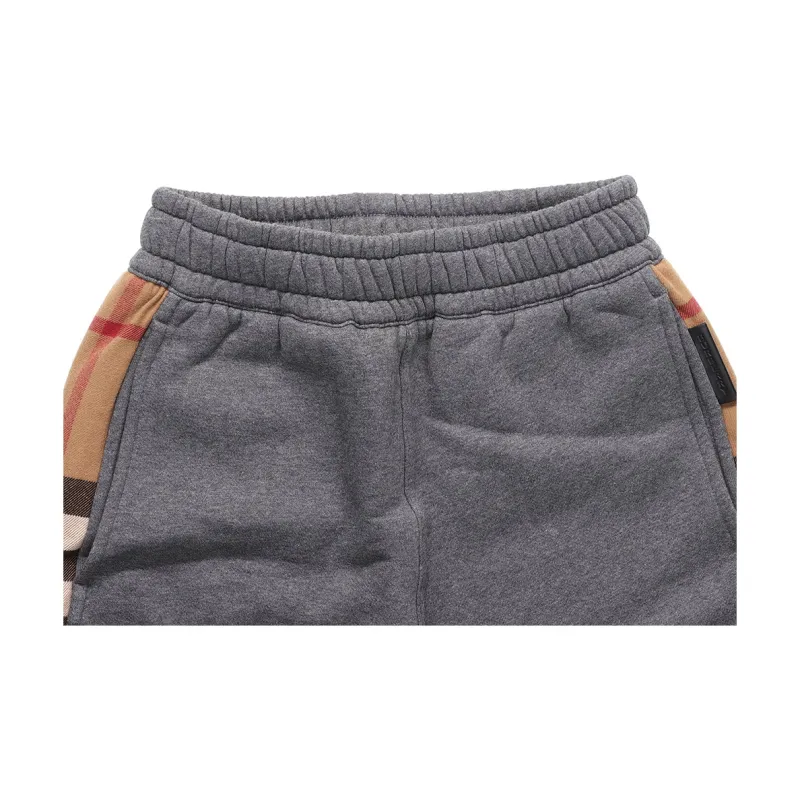 Burberry Check Panel Track Pants-7