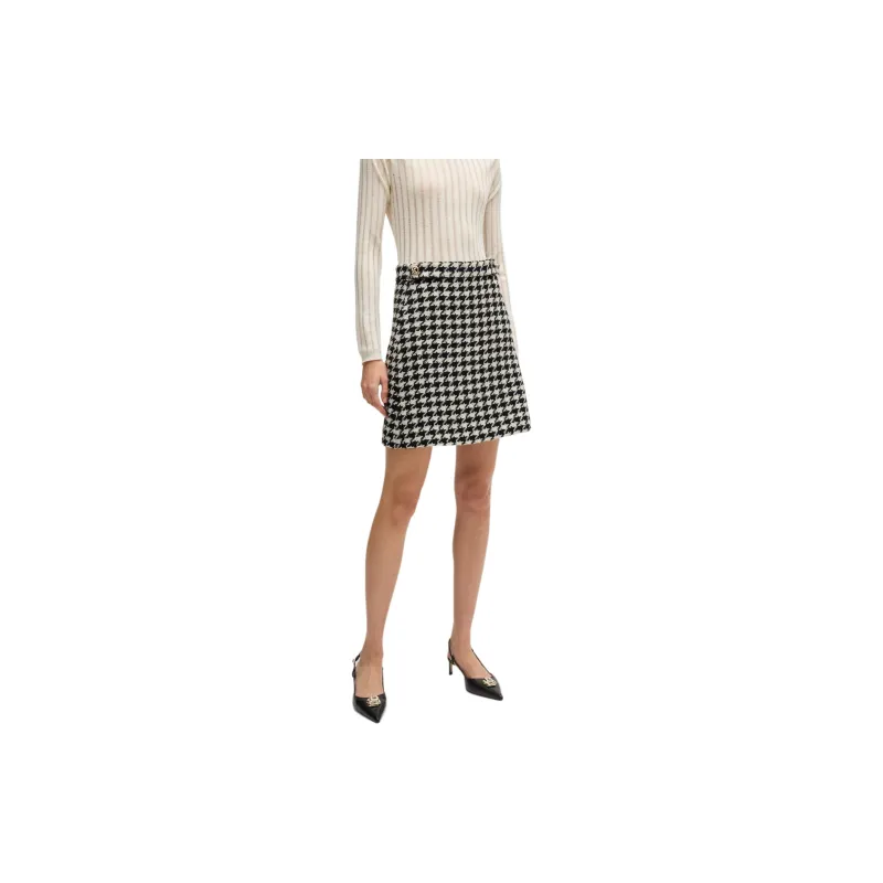 HUGO BOSS Houndstooth Mini Skirt-2