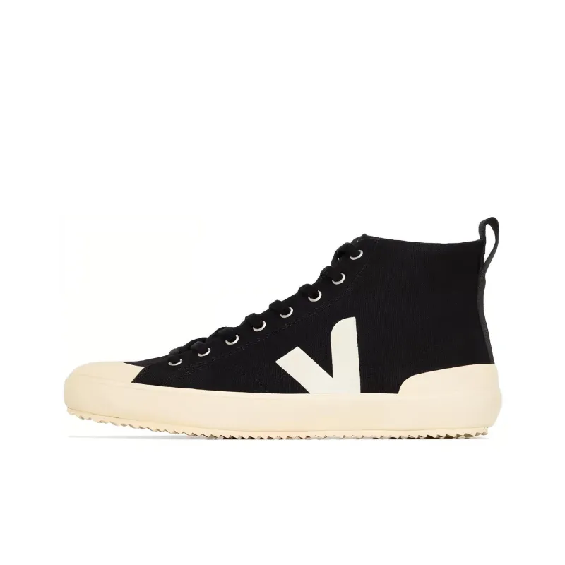 VEJA Nova High-Top Skateboard Shoes Unisex Black-0