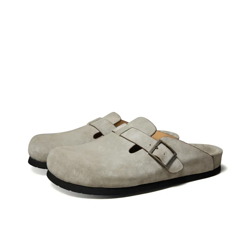 THOM WILLS Slide Slippers Men Greige/Khaki-1