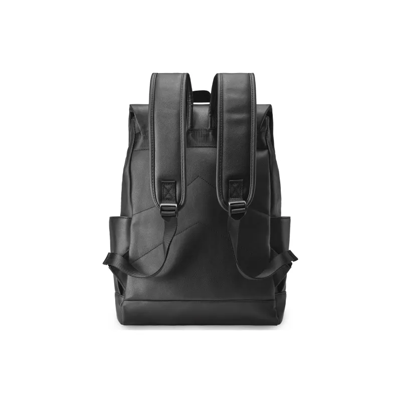 ONRF PVC Backpack And Laptop Bag Regular Unisex Black-4