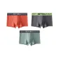 3 Pack (C Combo-Color Block-Green+Dark Gray+Red)