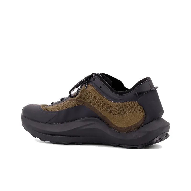 ROA Low Top Casual Shoes Unisex Black Green-3