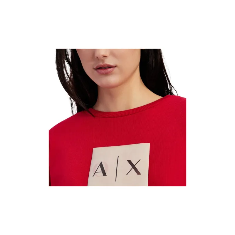 ARMANI EXCHANGEAE Sweatshirt Women's Red-5