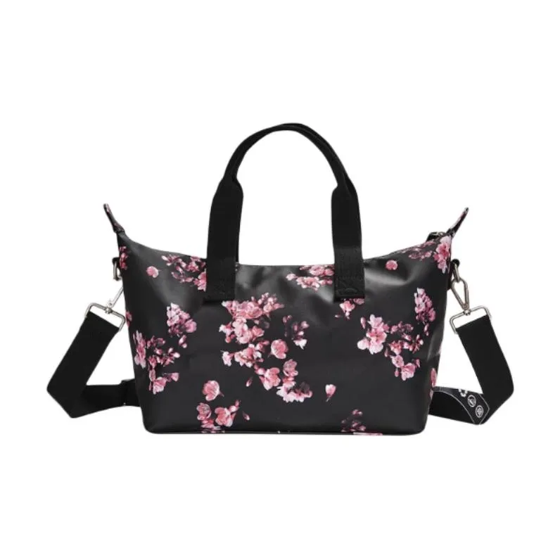 LiNing Fabric Shoulder Bag Crossbody Bag Handbag Medium Size Women's Black-1