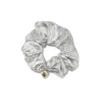Like A Dream Acrylic/Rubber Band/Fabric Hair Tie Women's Silver