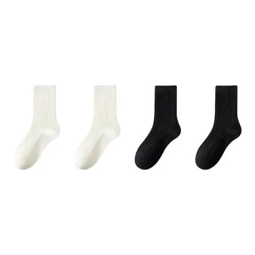 MIIOW Knee High Socks Women's 4 Pack