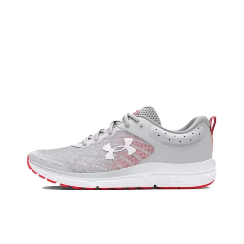 Under Armour Charged Assert 10 Anti Slip Wear Resistant Low Top Casual Running Shoes Women's Light Gray-0