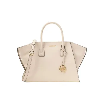 MICHAEL KORS Avril Cow Leather Handbag Shoulder Bag Crossbody Bag Large Size Women's Ivory