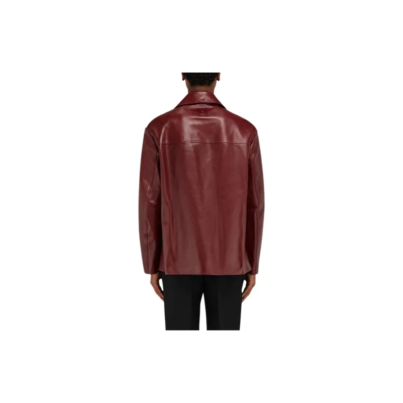 Ferragamo Buttoned Leather Jacket-2