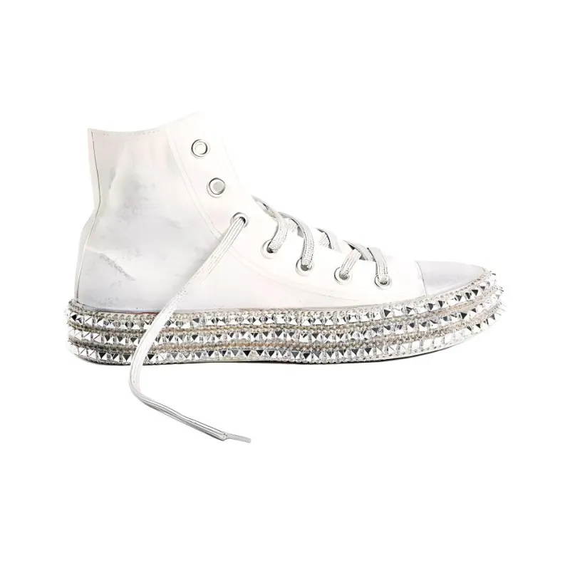 FREE PEOPLE Cruise High-Top Skateboard Shoes Women's White-1