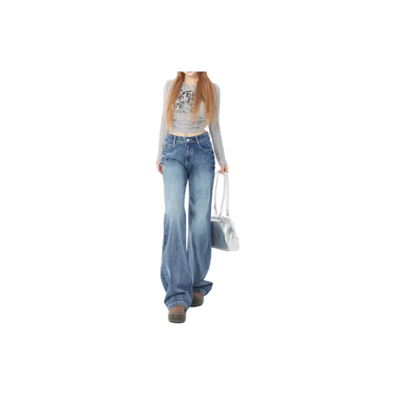 Concubine Zhu Jeans Women's Light Blue-2
