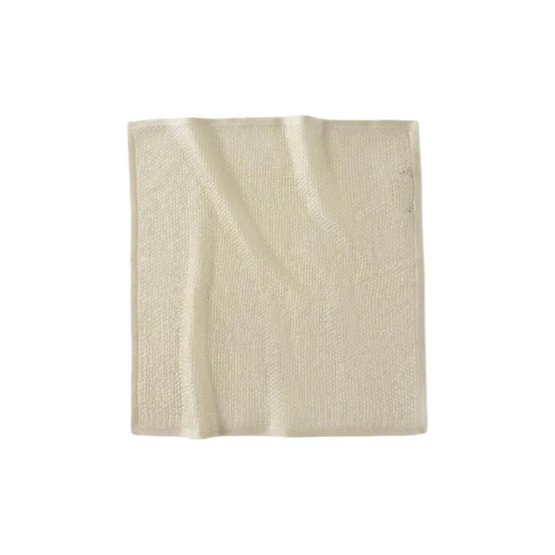 LARDINI Mulberry Silk Silk Scarves Men's Ecru-0