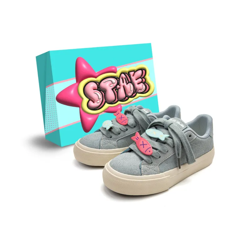 STAE Anti-Slip Wear-Resistant Low-Top Skateboard Shoes Women's-36