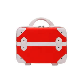 CORE BIRD PU Makeup Bag Women's Red/Purple/Blue/Pink/Brown