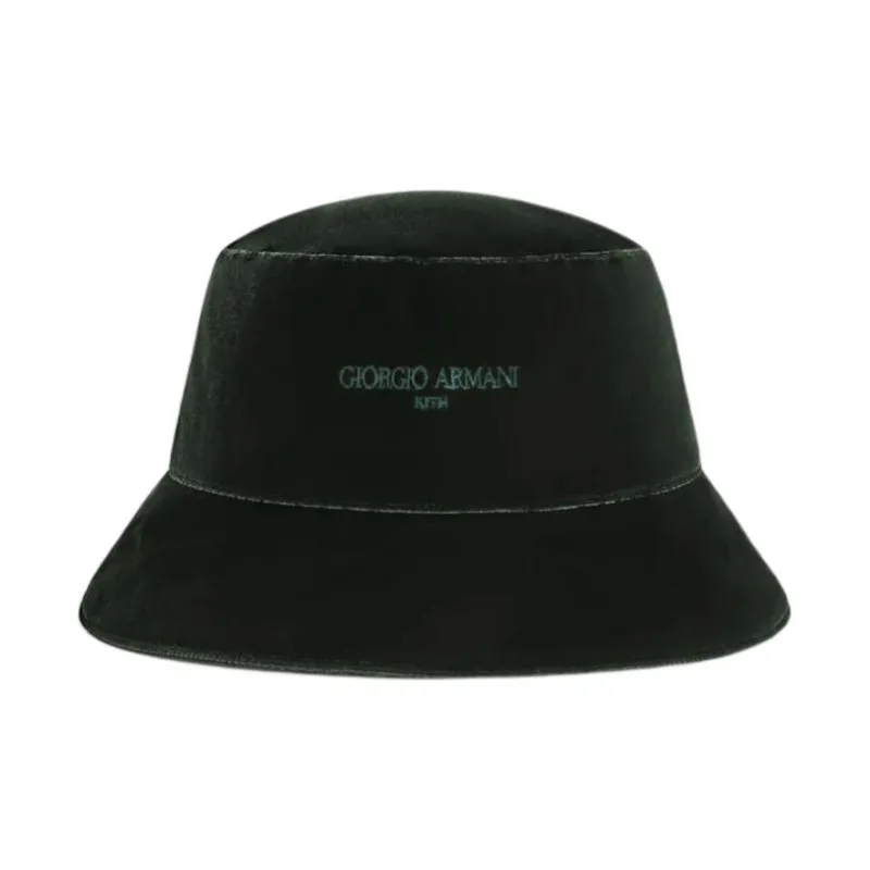 KITH X Giorgio Armani Velour Bucket Hat-0