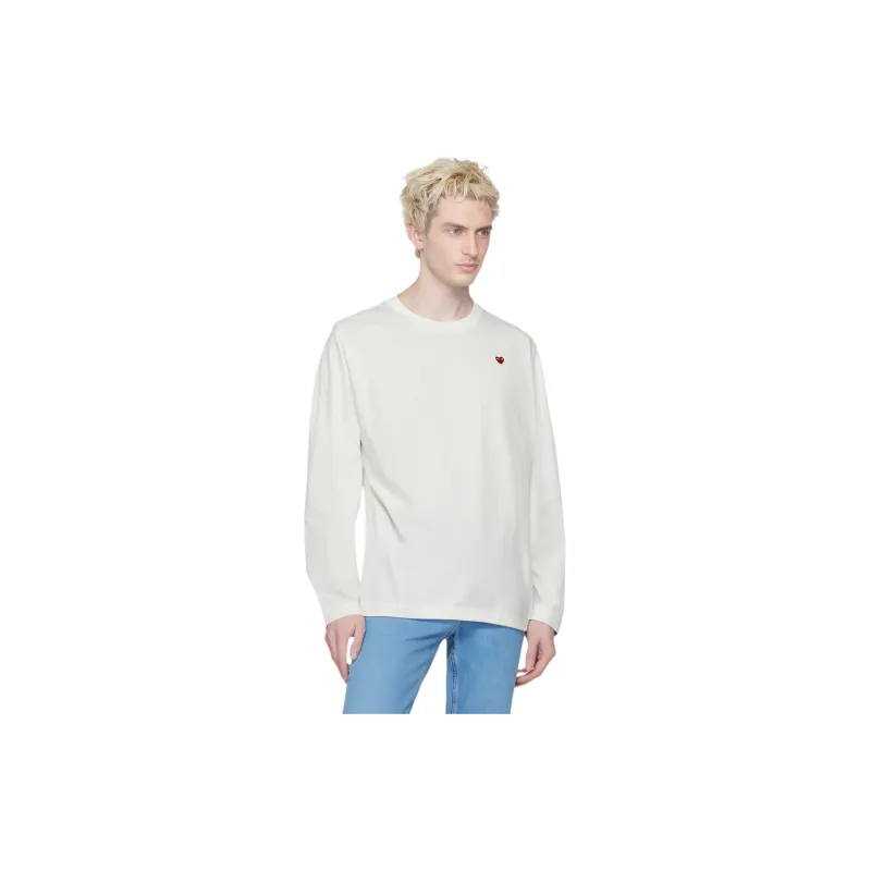 CDG Play Sweatshirts Men White-2