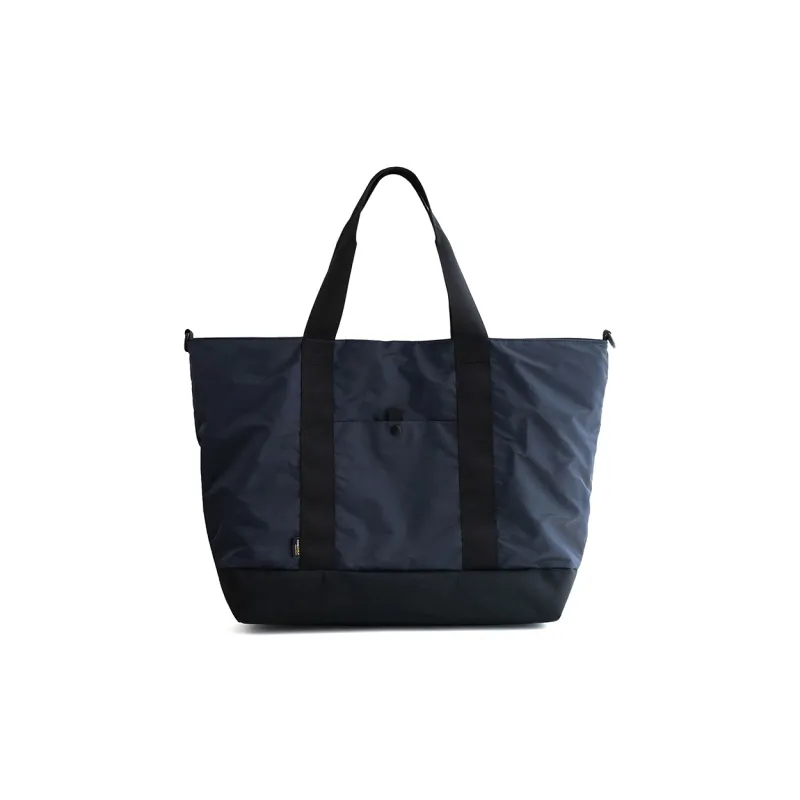 MYBRANDORIGINAL Nylon Handbag Shoulder Bag Large Size Unisex Non-Confined Blue-3