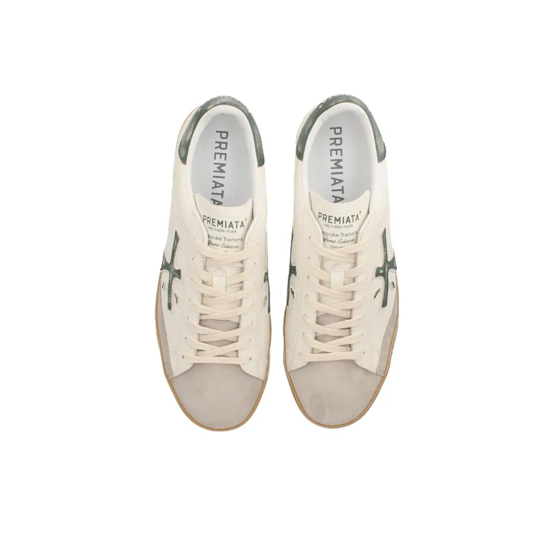 PREMIATA Steven Low Top Skateboard Shoes Men's Greige-4
