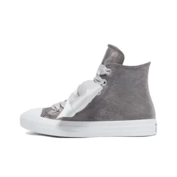 Converse All Star Anti Slip Wear Resistant High Top Skateboard Shoes Unisex Silver