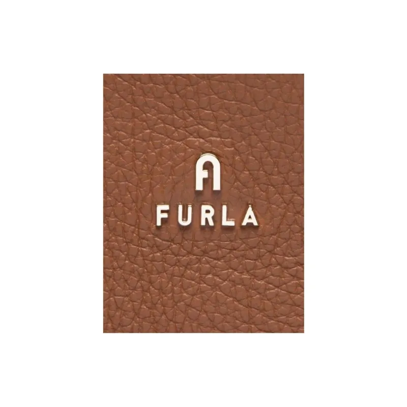 Furla Leather Backpack Regular Women's Brown-3