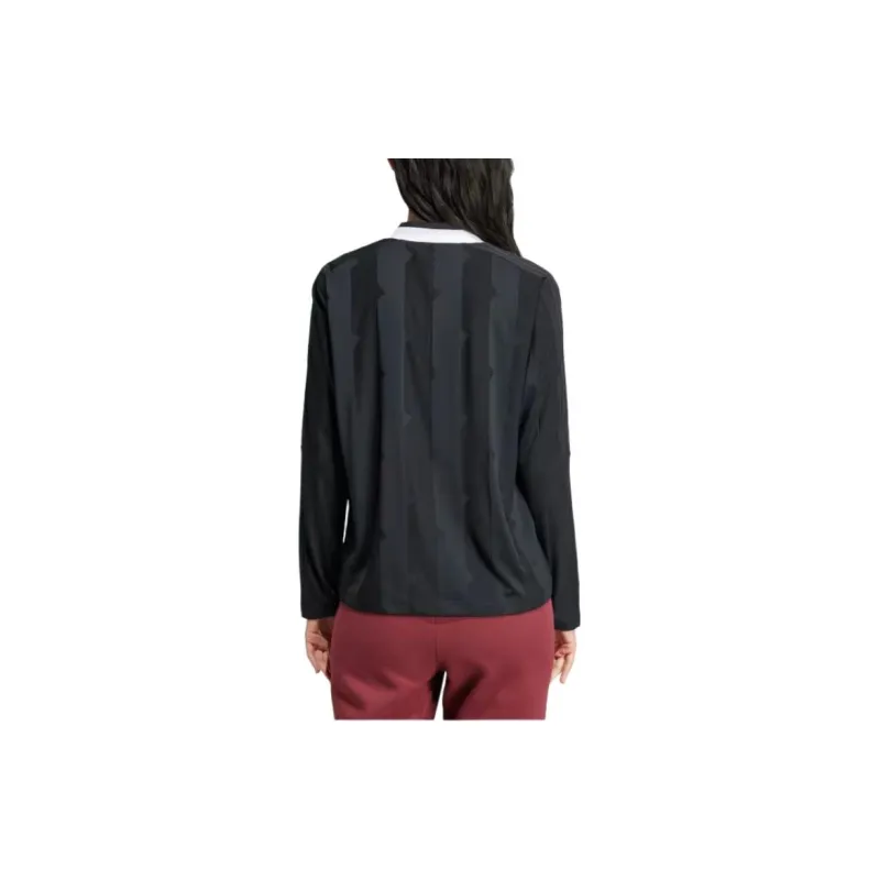 Adidas Free Shipping With AdiClub Tiro Cut 3-Stripes Jacquard Long Sleeve Shirt-2