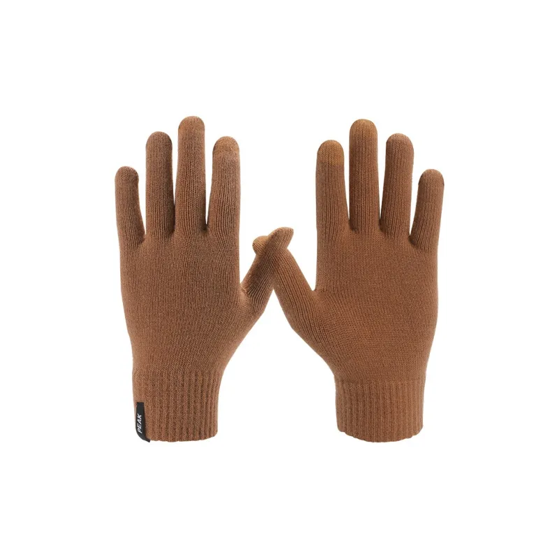PEAK Acrylic Knit Gloves Unisex Multiple Colors-6