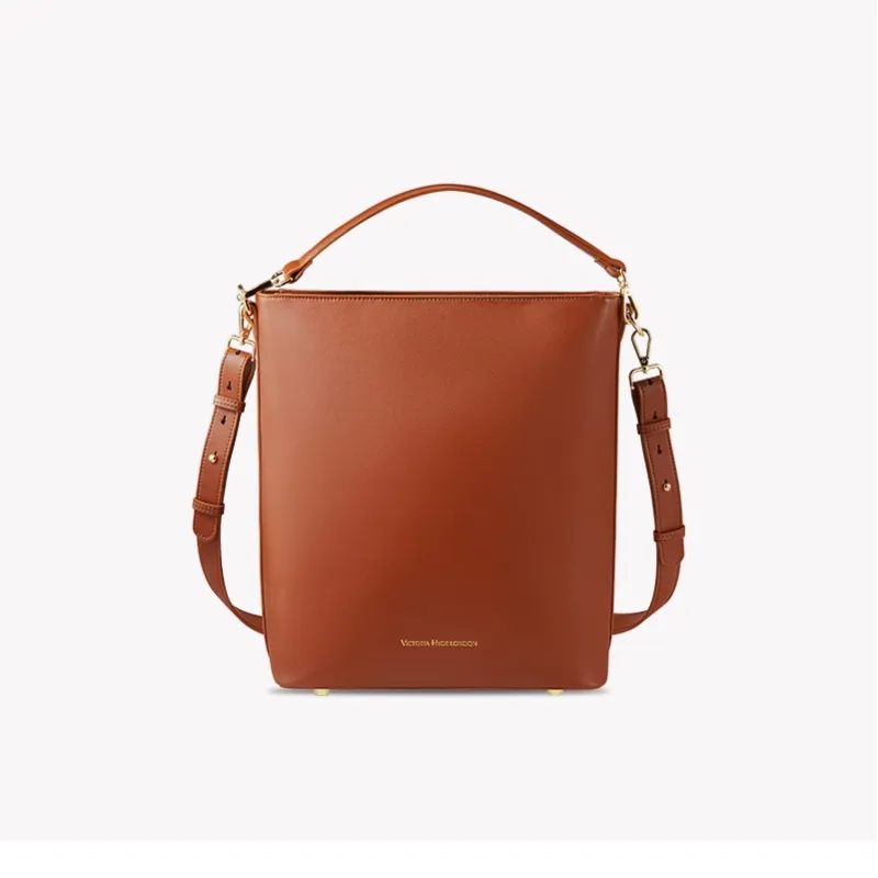 VICTORIA·HYDE Microfiber Material Chloe Shoulder Bag, Handbag, Bucket Bag Large Size Women's-4