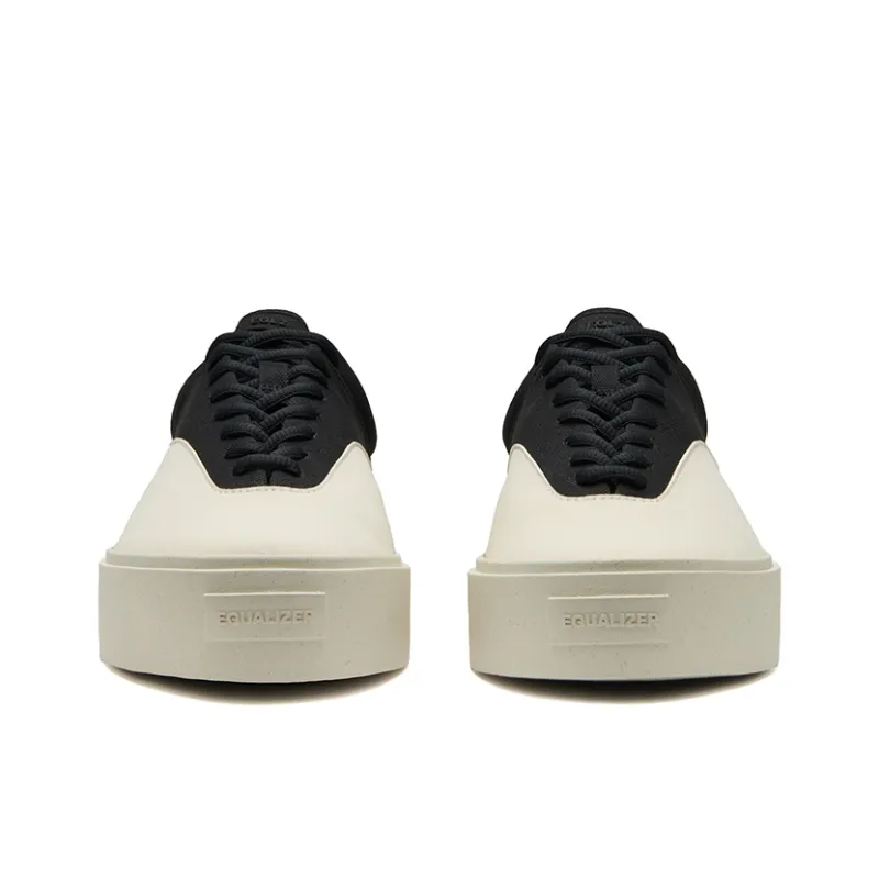 EQLZ EQUALIZER Fault 22 Anti Slip Wear Resistant Low Top Skateboard Shoes Unisex Black White-3