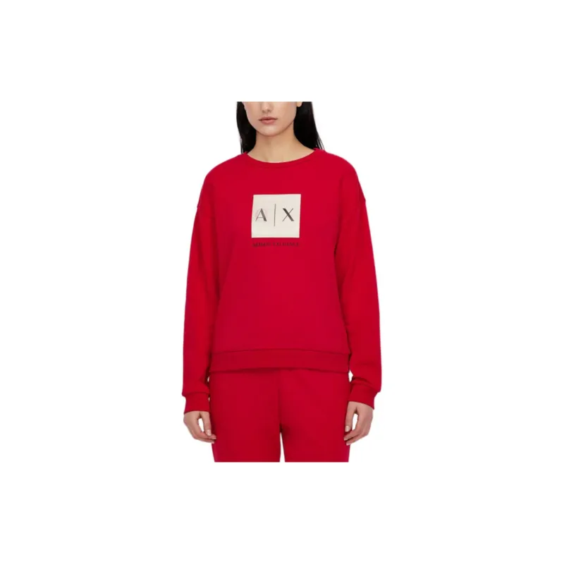 ARMANI EXCHANGEAE Sweatshirt Women's Red-3