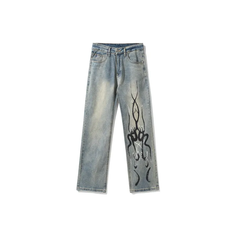 PAINT STAIN Jeans Unisex-0
