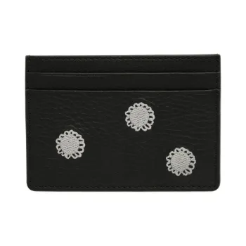 Strathberry Calfskin Card Holder Women's Black