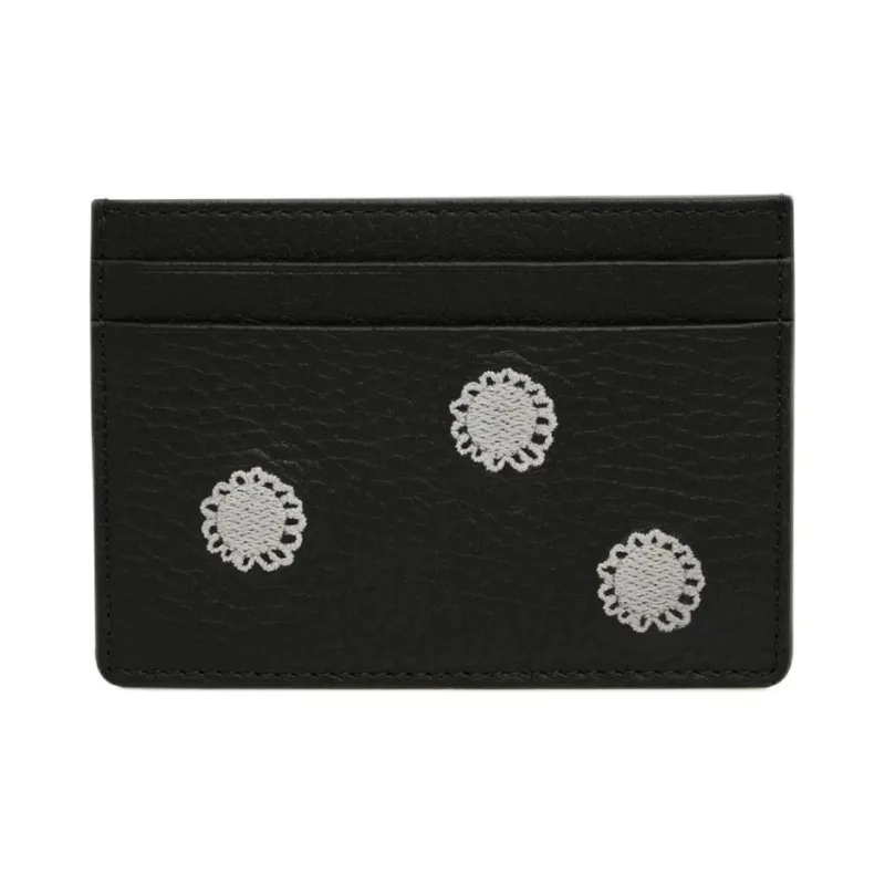 Strathberry Calfskin Card Holder Women's Black-0